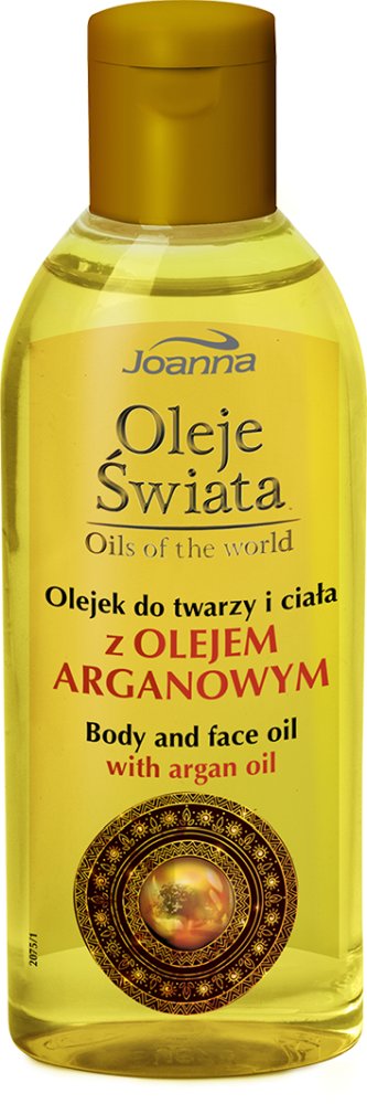 Joanna oleje swiata olejek do twarzy i ciala z olejkiem arganowym