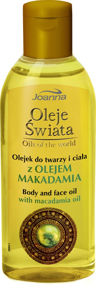 Joanna oleje swiata olejek do twarzy i ciala z olejkiem makadamia