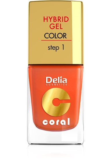 Coral HYBRID GEL od Delia Cosmetics 10