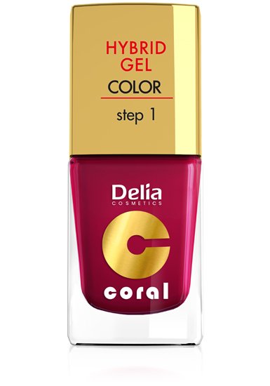 Coral HYBRID GEL od Delia Cosmetics 2